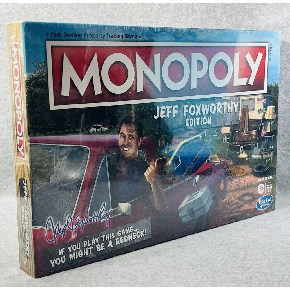 Monopoly Jeff‎ Foxworthy Edition Board Game Redneck Brand New Factory Sealed